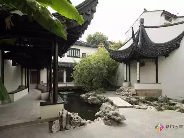 中式庭院式別墅有山有水有詩意,住進如詩如畫的庭院別墅