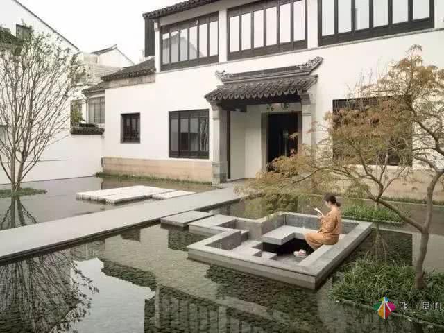 中式庭院式別墅有山有水有詩意,住進如詩如畫的庭院別墅