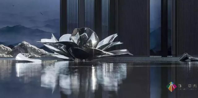 可借鑒的景觀設計中的雕塑案例哪里有?