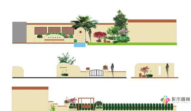 農(nóng)村自建房自己設(shè)計(jì),彩木園林打造花園別墅,完美庭院