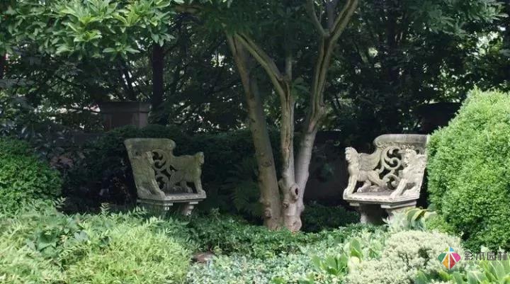 從植物到鋪裝新古典主義風格庭院設計顯得十分浪漫
