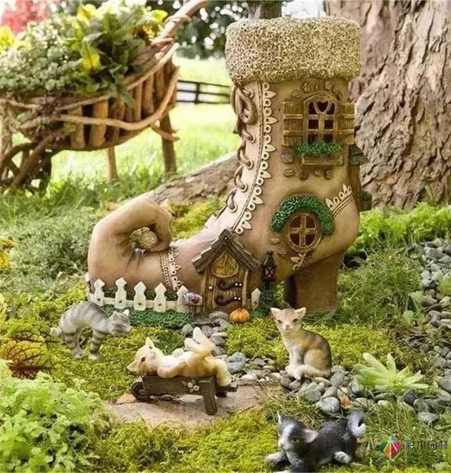 園林景觀設計中的動物小品,一不小心驚醒了精靈
