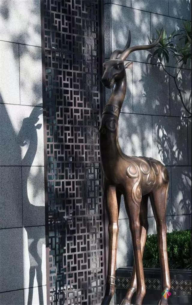 園林景觀設計中的動物小品,一不小心驚醒了精靈
