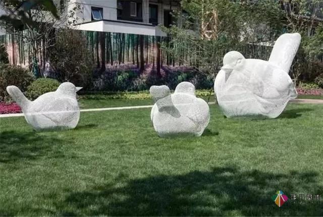 園林景觀設計中的動物小品,一不小心驚醒了精靈