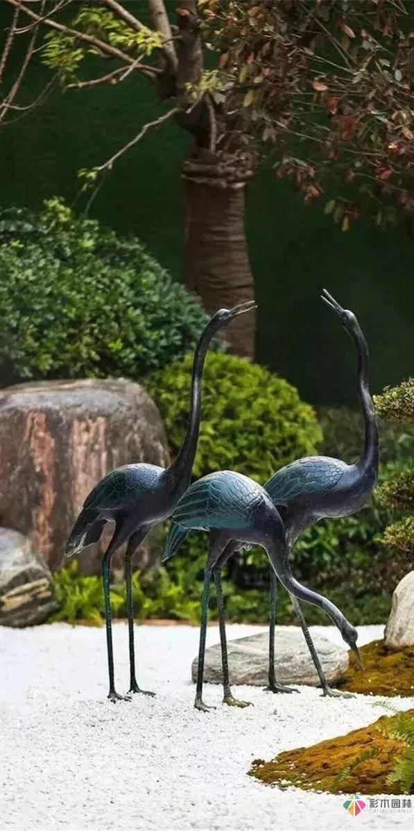 園林景觀設計中的動物小品,一不小心驚醒了精靈