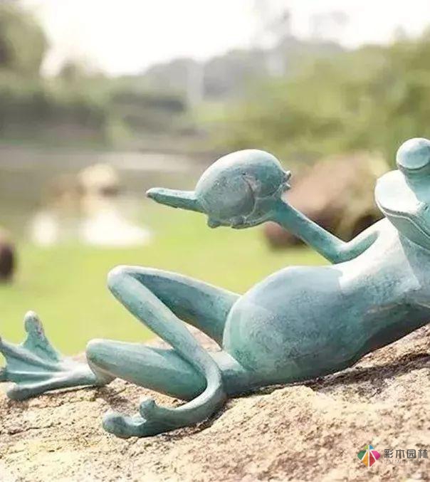 園林景觀設計中的動物小品,一不小心驚醒了精靈