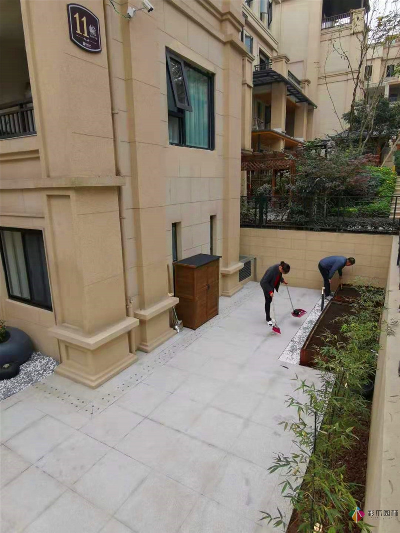 魯能公館私家花園設計實景圖
